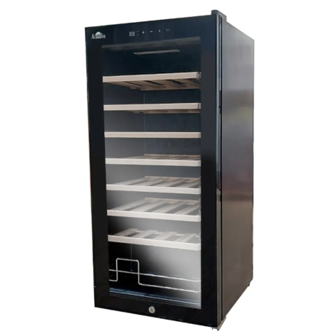 Acalava ALWC-32FW 32瓶 櫸木架特凍恆溫壓縮帶風冷觸摸屏LCD顯示雙層中空透明玻璃門酒櫃